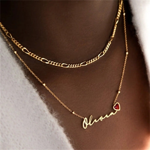 Collier personnalisable en acier inoxydable