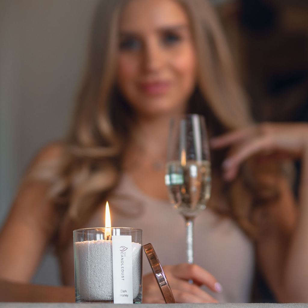 Bougie avec message d'amour !