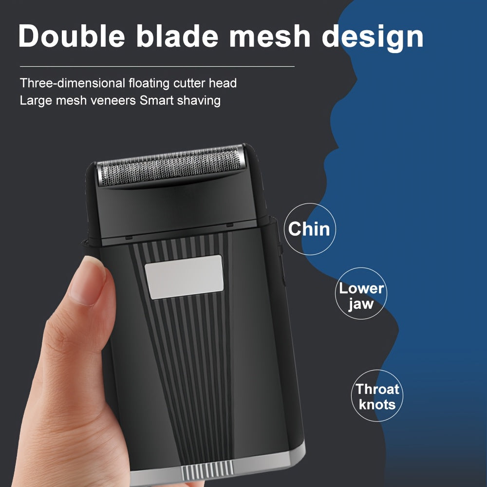 Kit de rasage et coiffure pour hommes, Tondeuse rechargeable USB (4 pièces)