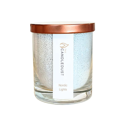 Bougie Candledust, Nordic Lights, cire en sable