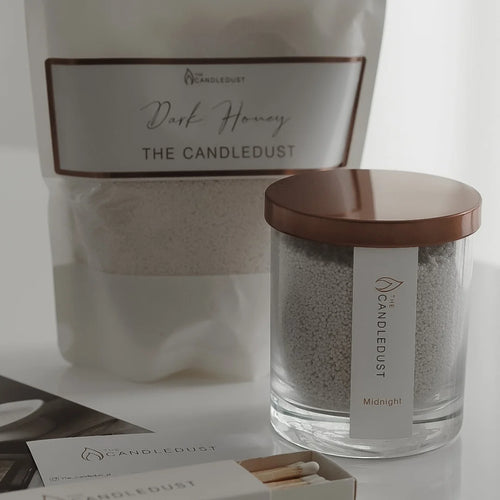 Bougie Candledust, Nordic Lights, cire en sable