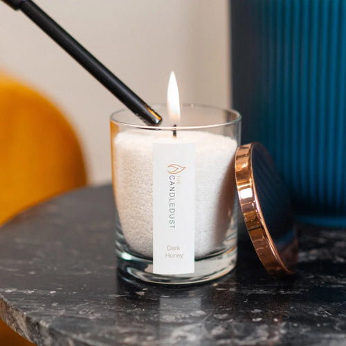 Bougie Candledust, Nordic Lights, cire en sable