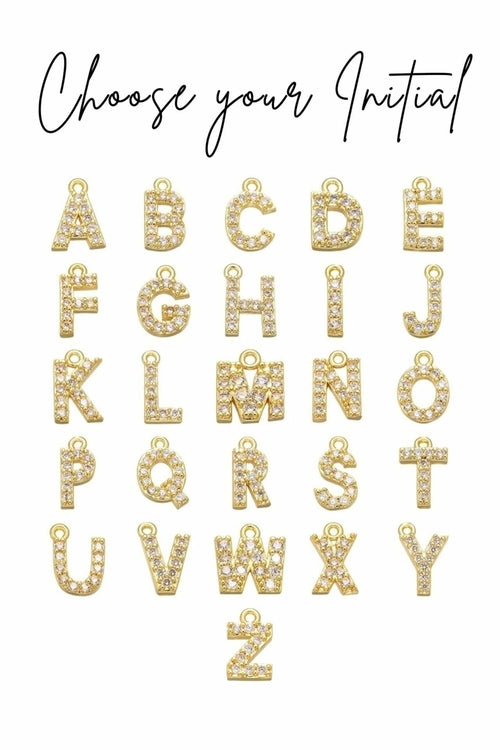 Chaine avec initiale personnalisable, 24 Karats, Cuban Chain Bracelet