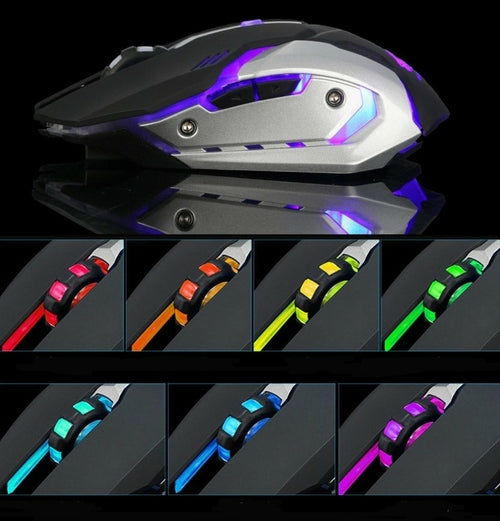 Souris gaming Ninja Dragon Stealth 7 Led, silencieuse et sans fils