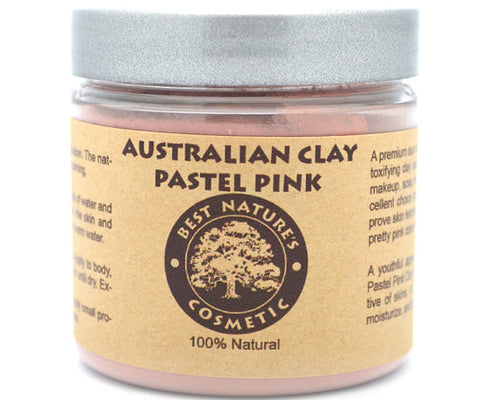 Argile rose australienne, séchée au soleil,détox et exfoliante pour la peau