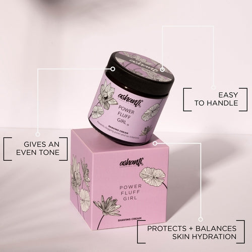 POWER FLUFF GIRL - Crème exfoliante à raser